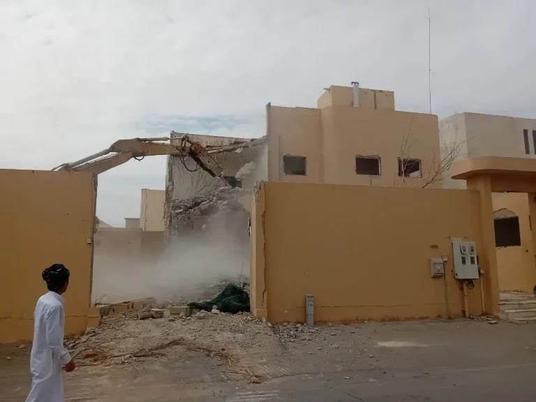 demolition of villas